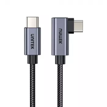 Cavo USB UNITEK C14123BK-3M USB 2.0 USB-C 3 m nero grigio
