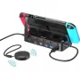 Docking station Unitek per Nintendo Switch con PD 100W, uscita HDMI 4K, RJ-45 Ethernet e lettore di schede SD