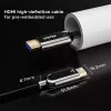 Cavo HDMI UNITEK C11085GY01-60M 60 m 2.1 48 Gbit/s nero