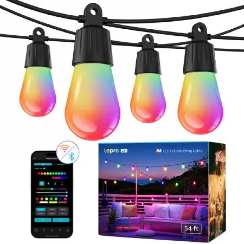 Catena luminosa da esterno intelligente multicolore Nanoleaf 30 m ZB1 (ZB1-30-EU)