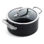 GreenPan Barcelona Pro Casseruola, 24 cm, nero
