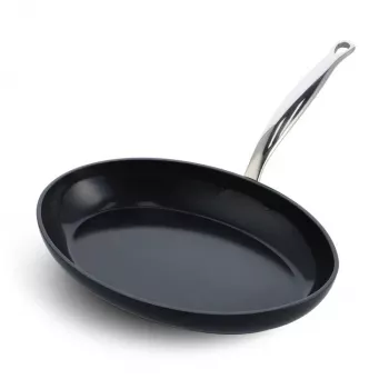 Padella multiuso GreenPan Barcelona Pro rotonda, diametro 330 mm, senza PFAS, nero