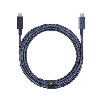 Cavo da USB-C a USB-C Native Union Belt Cable Pro 2,4 m USB 2.0 blu