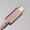 Native Union Belt Cable Pro USB-C a USB-C, 2,4 m, display LED, Rose