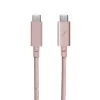 Native Union Belt Cable Pro USB-C a USB-C, 2,4 m, display LED, Rose