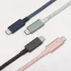 Native Union Belt Cable Pro USB-C a USB-C, 2,4 m, display LED, Rose