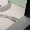Native Union Belt Cable Pro USB-C a USB-C, 2,4 m, display LED, Rose