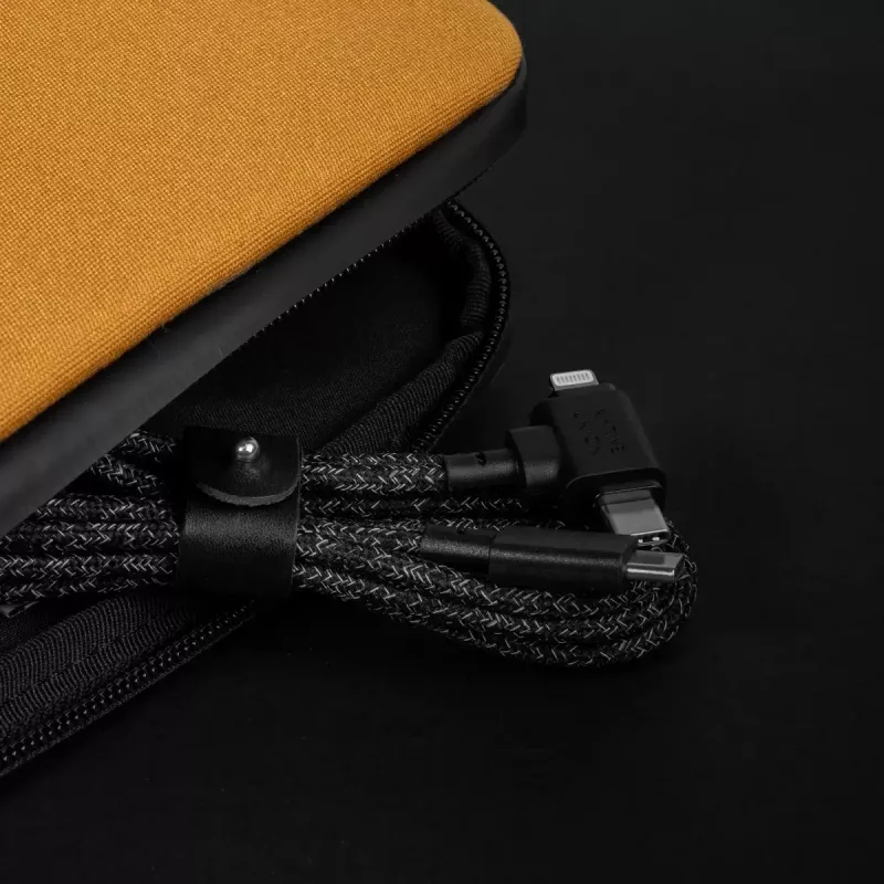 Cavo da USB-C a USB-C / Lightning Native Union Belt Cable Duo, 1,5 m, verde