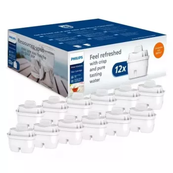 Cartuccia filtro acqua Philips AWP213/10 – Micro Xclean ricambio, confezione da 12