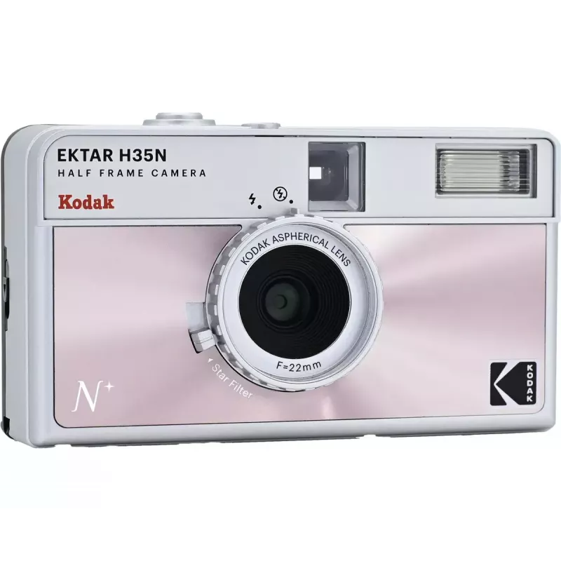 Fotocamera per pellicola Kodak Ektar H35N glazed pink