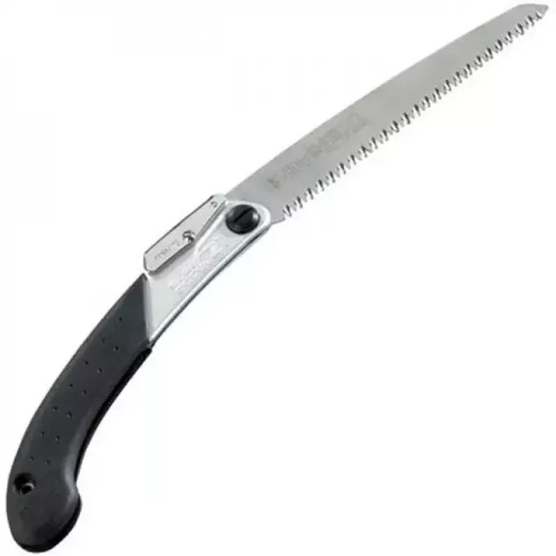 Seghetto pieghevole Silky Super Accel 21 cm nero acciaio inox