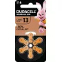 Batteria per apparecchi acustici Duracell EasyTab 13 (PR48) confezione da 6