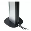 Piastra a pavimento B-TECH SYSTEM X BT8380 per montaggio a pavimento, 240×240×6 mm, 200 kg, nero