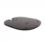 Piastra a pavimento B-TECH SYSTEM X BT8380 per montaggio a pavimento, 240×240×6 mm, 200 kg, nero