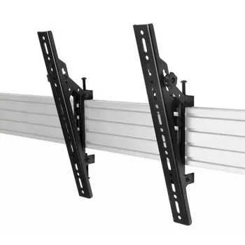 Braccio di montaggio per schermo piatto B-TECH SYSTEM X VESA 400 con inclinazione per BT8390, nero, portata 70 kg