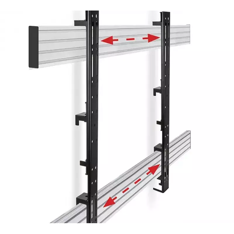 Braccio piatto per montaggio a pannello B-Tech BT8390 VESA 800 200 kg di portata