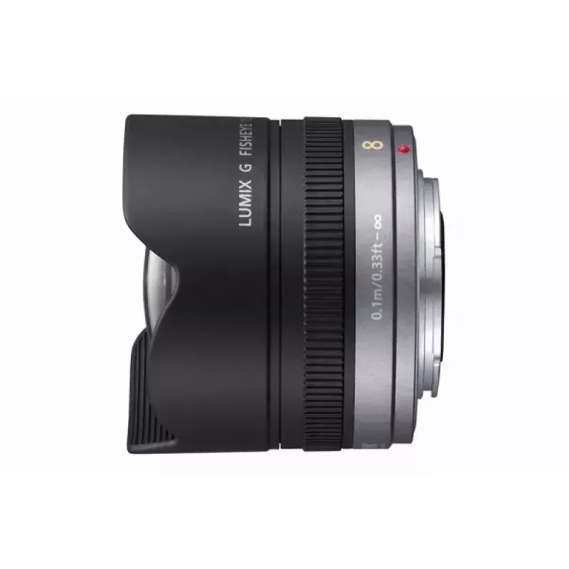 Obiettivo fotocamera Panasonic H-F008E nero