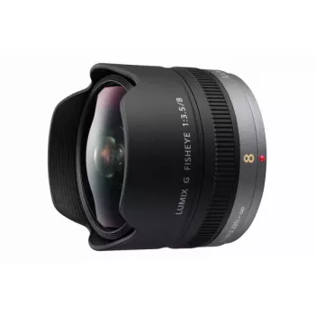Obiettivo fotocamera Panasonic H-F008E nero