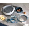 Set Joseph Joseph Nest impilabile blu grigio ciotola 4,5 L scolapasta 1,65 L