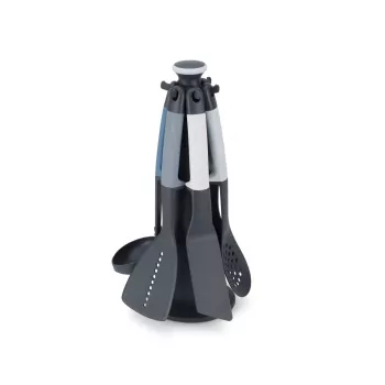 Set 6 utensili da cucina Joseph Joseph Elevate blu grigio termoresistenti