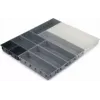 Set organizer per cassetto Joseph Joseph Blox 10 pz., grigio, scomparti modulari compatti per utensili e piccoli oggetti
