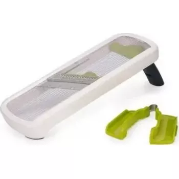 Mandolina Joseph Joseph Multi-Grip Mandoline Plus — spessore di taglio regolabile, bianco
