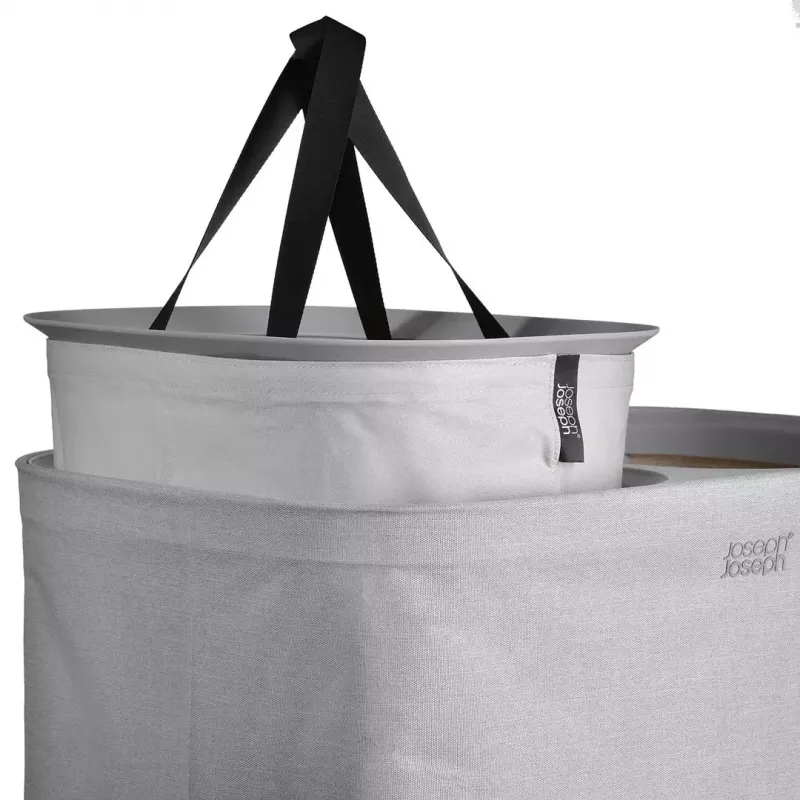 Cesto portabiancheria Joseph Joseph Tota 90L ecru — capacità 90 L, design resistente