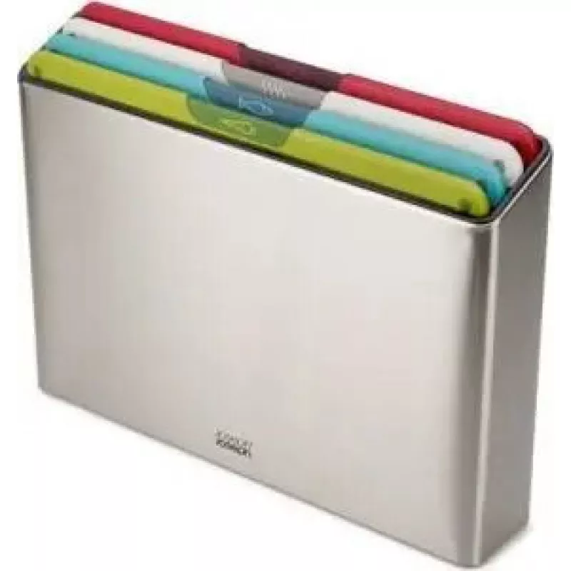 Set taglieri Joseph Joseph Folio Icon Steel 4 pz. multicolore
