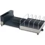 Scolapiatti Joseph Joseph Extend Max Steel design compatto, scolapiatti pieghevole per piatti e posate
