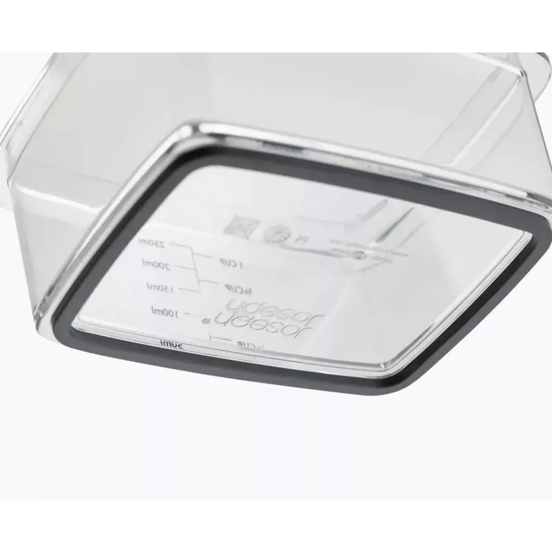 Grattugia a cassetta Joseph Joseph 20225 acciaio inox trasparente bianco