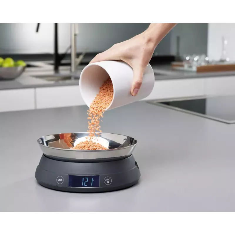 Bilancia da cucina elettronica Joseph Joseph SwitchScale grigio