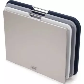 Set di taglieri Joseph Joseph Nest Boards da 3, design compatto impilabile, grigio