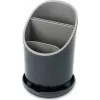 Scolaposate Joseph Joseph Dock grigio – design compatto, drenaggio semplice (modello 85075)