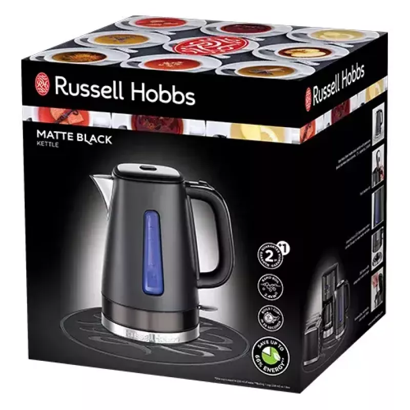 Bollitore Russell Hobbs 1,7 L 2400 W nero