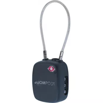 Localizzatore per bagagli Boompods LOCK TSA Universal grigio con connettività Bluetooth e design compatto