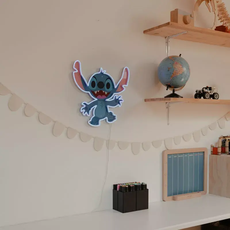 Figura decorativa luminosa YELLOWPOP Full Stitch Body blu LED 278mm