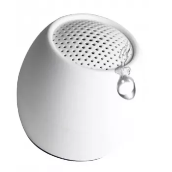 Altoparlante mono portatile Boompods Zero – bianco, 3 W RMS, driver da 3 cm, IPX6, batteria 5 h