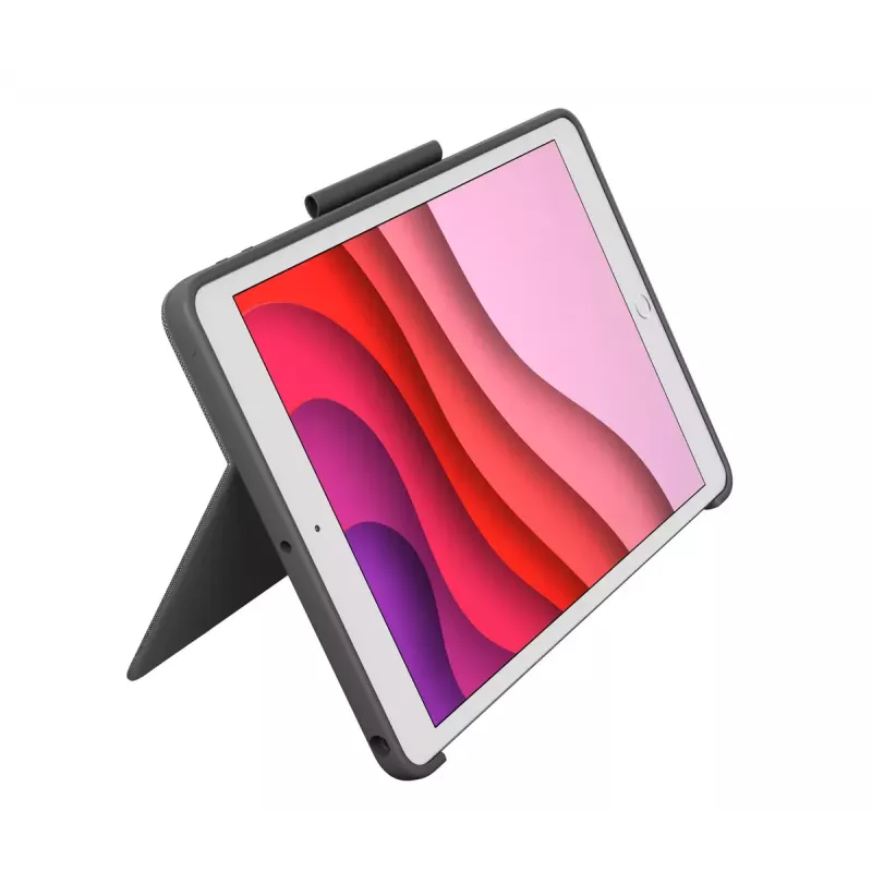 Custodia con tastiera Logitech Combo Touch per iPad 7ª, 8ª, 9ª generazione