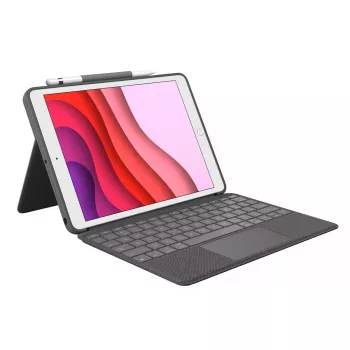 Custodia con tastiera Logitech Combo Touch per iPad 7ª, 8ª, 9ª generazione