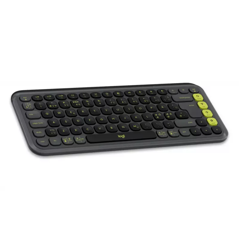 Combinazione tastiera e mouse Logitech POP Icon QZERTY Bluetooth mini Graphite verde