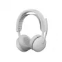 Cuffie Logitech Zone Wireless 2 ES — con filo e wireless (Bluetooth), USB-C, supraurali, cavo 1,5 m, bianco, 212 g