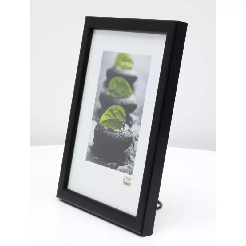 Cornice portafoto singola Deknudt S41JL2 nero legno 318x232mm