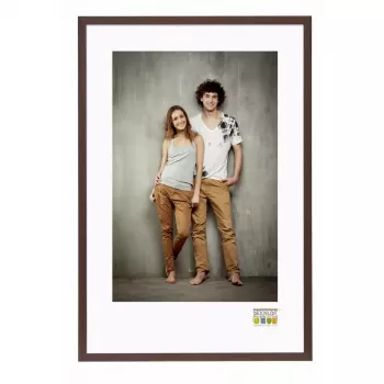 Cornice portafoto singola Deknudt S44CH4 marrone MDF 320x47 mm