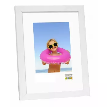 Cornice portafoto singola Deknudt S44CF1 bianco MDF 20x30