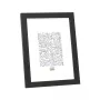 Cornice portafoto singola Deknudt S44CF2 1 nero vetro MDF 150x200mm
