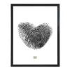 Cornice portafoto singola Deknudt S44CF2 nero 20X30 vetro MDF