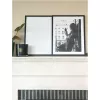 Cornice portafoto singola Deknudt S44CF2 nero 30X45 vetro MDF