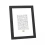 Cornice portafoto singola Deknudt S44CF2 nero 30X45 vetro MDF