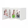 Album fotografico Deknudt Leporello bianco 8 fogli 10 x 15 cm