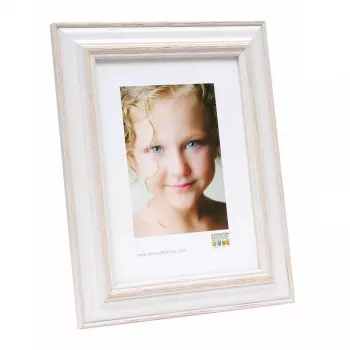 Portafoto singolo Deknudt S221H1 beige bianco 150 mm x 200 mm